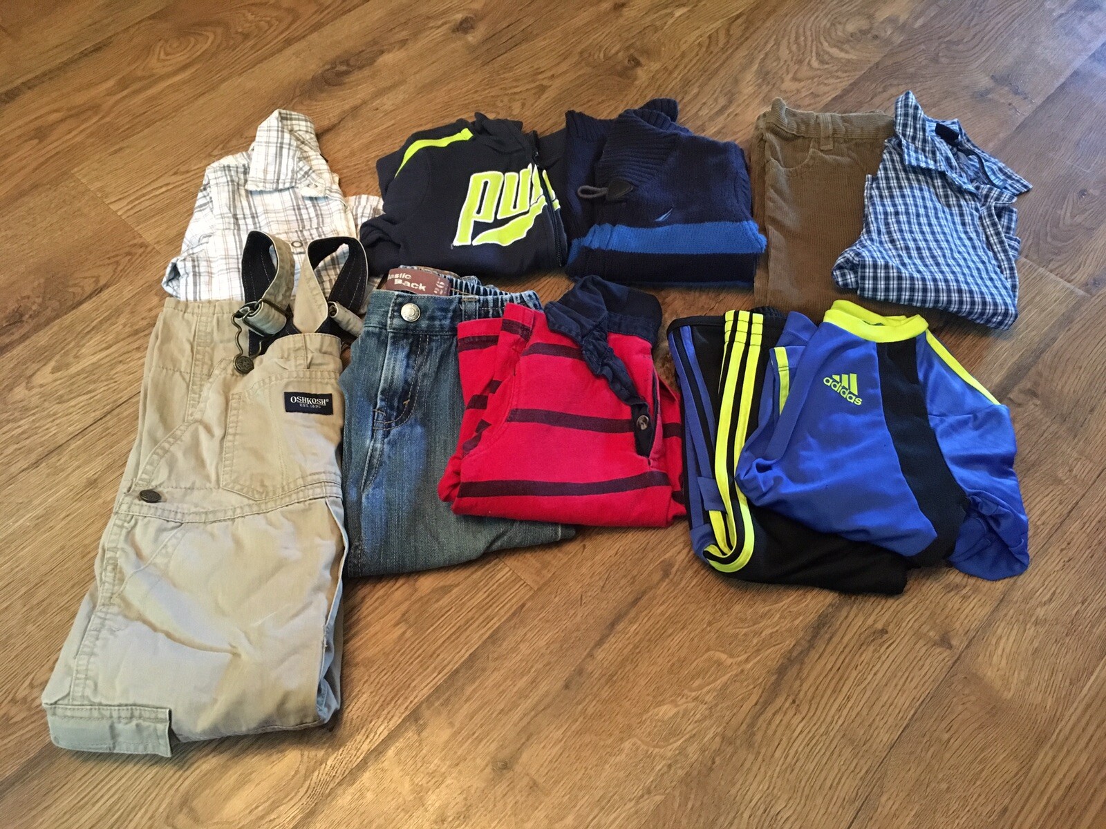 Toddler Boys Fall/ Winter Clothes Size 24 Months~Lot Of 10~EC~Nautica,Puma,Levis
