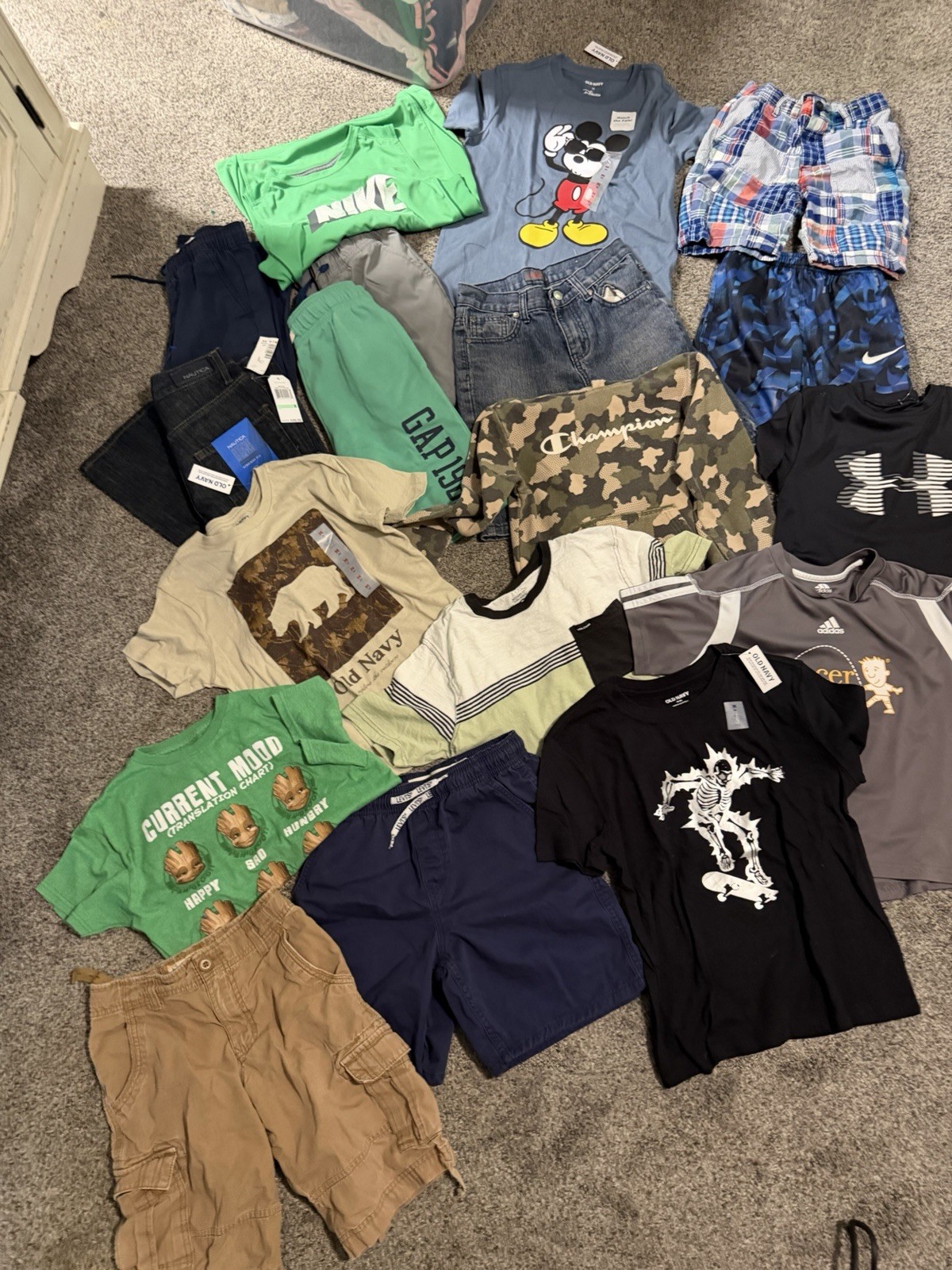 Boys Mostly NWT-Summer/Fall Mixed Lot Sz 7/8. Old Navy, Levi& Under Armour .
