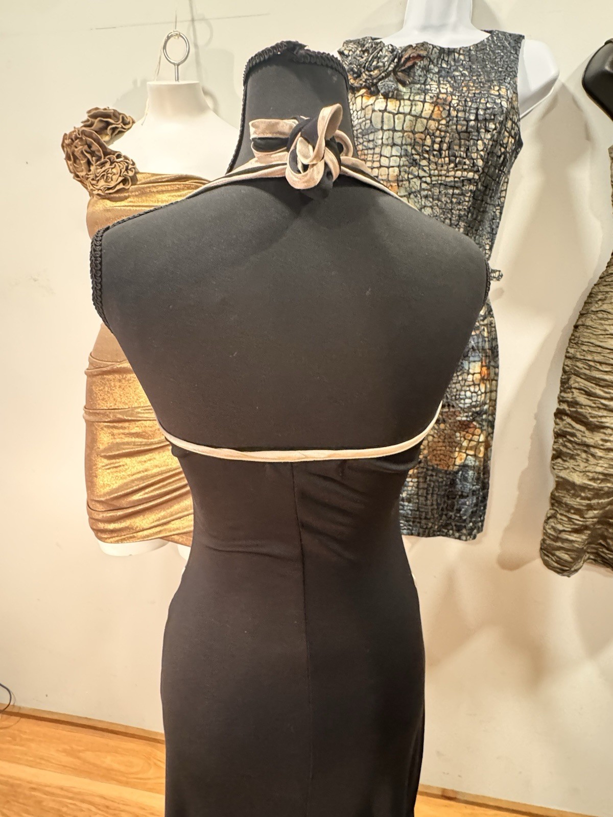 Le Belle, Muse, Nicole Miller Collection Women’s Dress Lot 4 Black/Gold 4/6/S