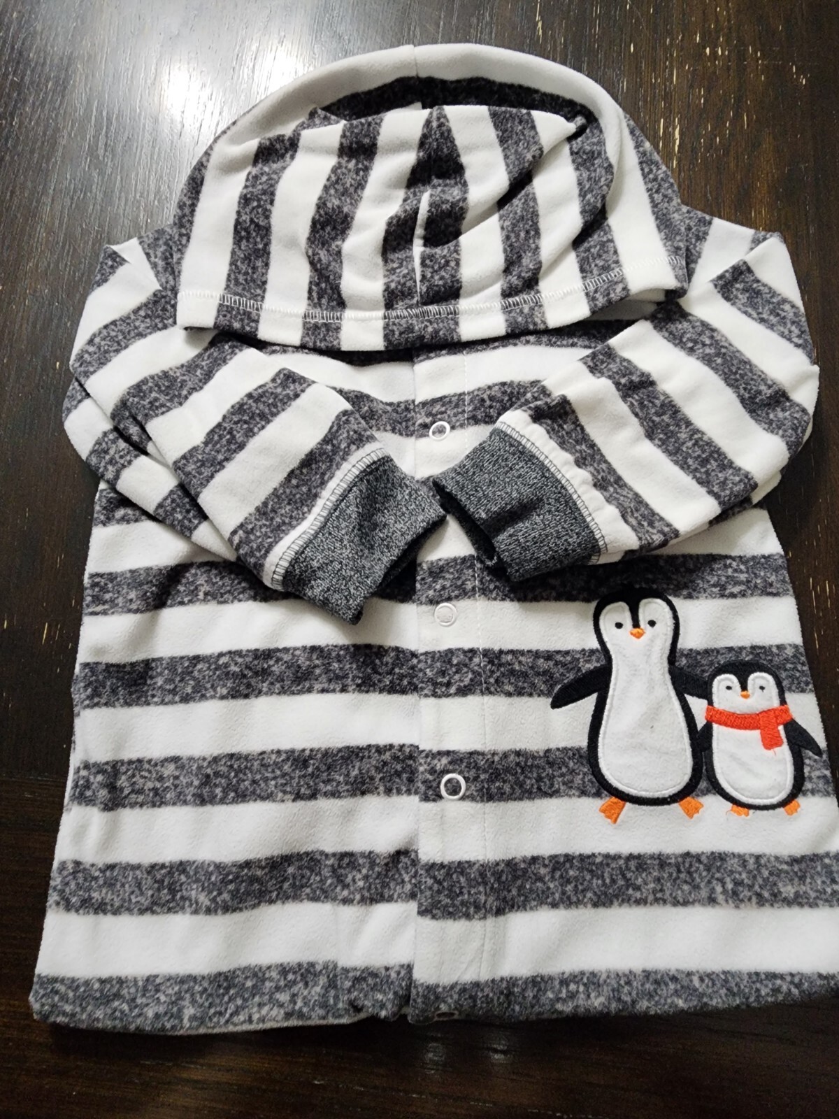 Child Of Mine By Carter&rsquo;s 18 Month Boys One Piece Suit/ Pajamas Penguins Striped