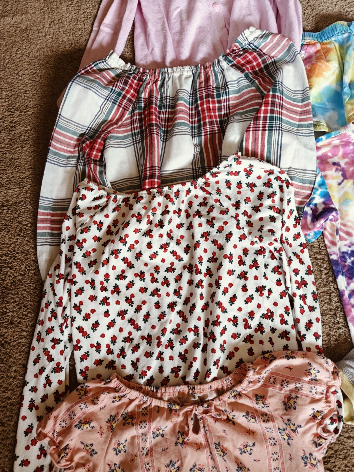 Large Lot Of Girl&rsquo;s Size 5/6 & 7/8 Clothing Various Seasons Shorts Tshirts 11pc