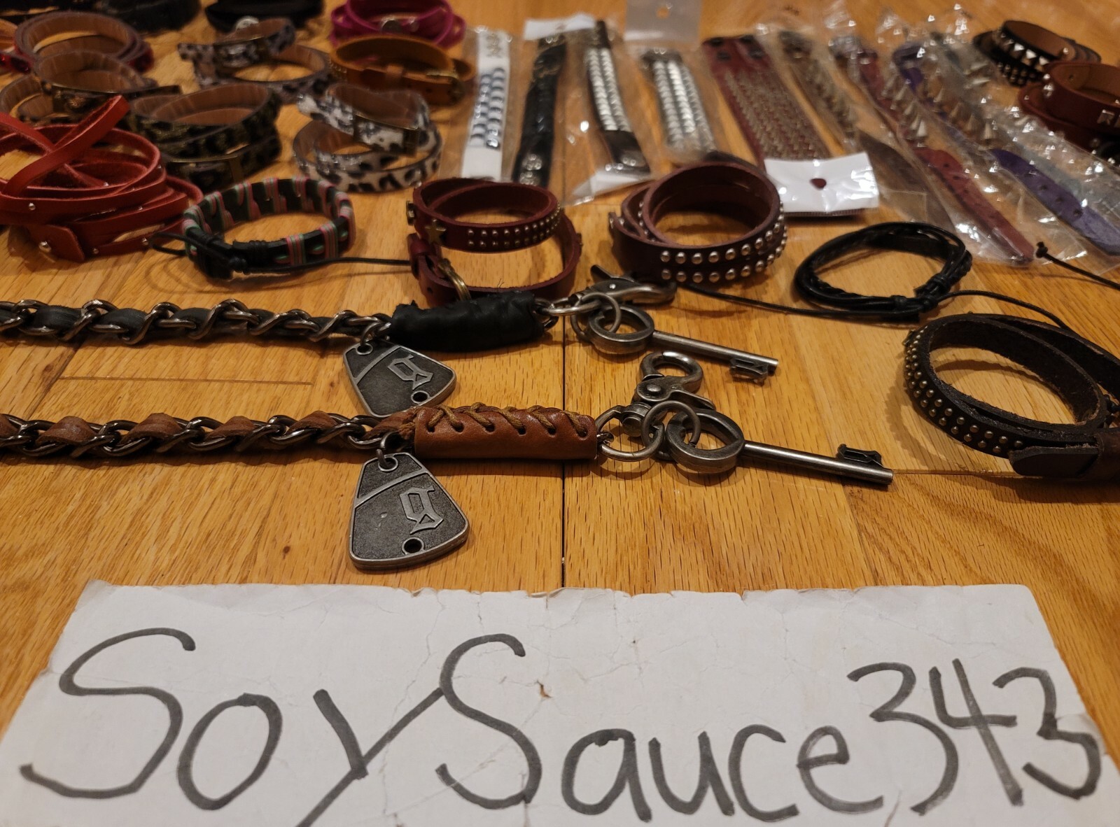 WHOLESALE LOT GENUINE LEATHER WRAP BRACELETS RANDOM MIXED CUFF BANGLE US SELLER