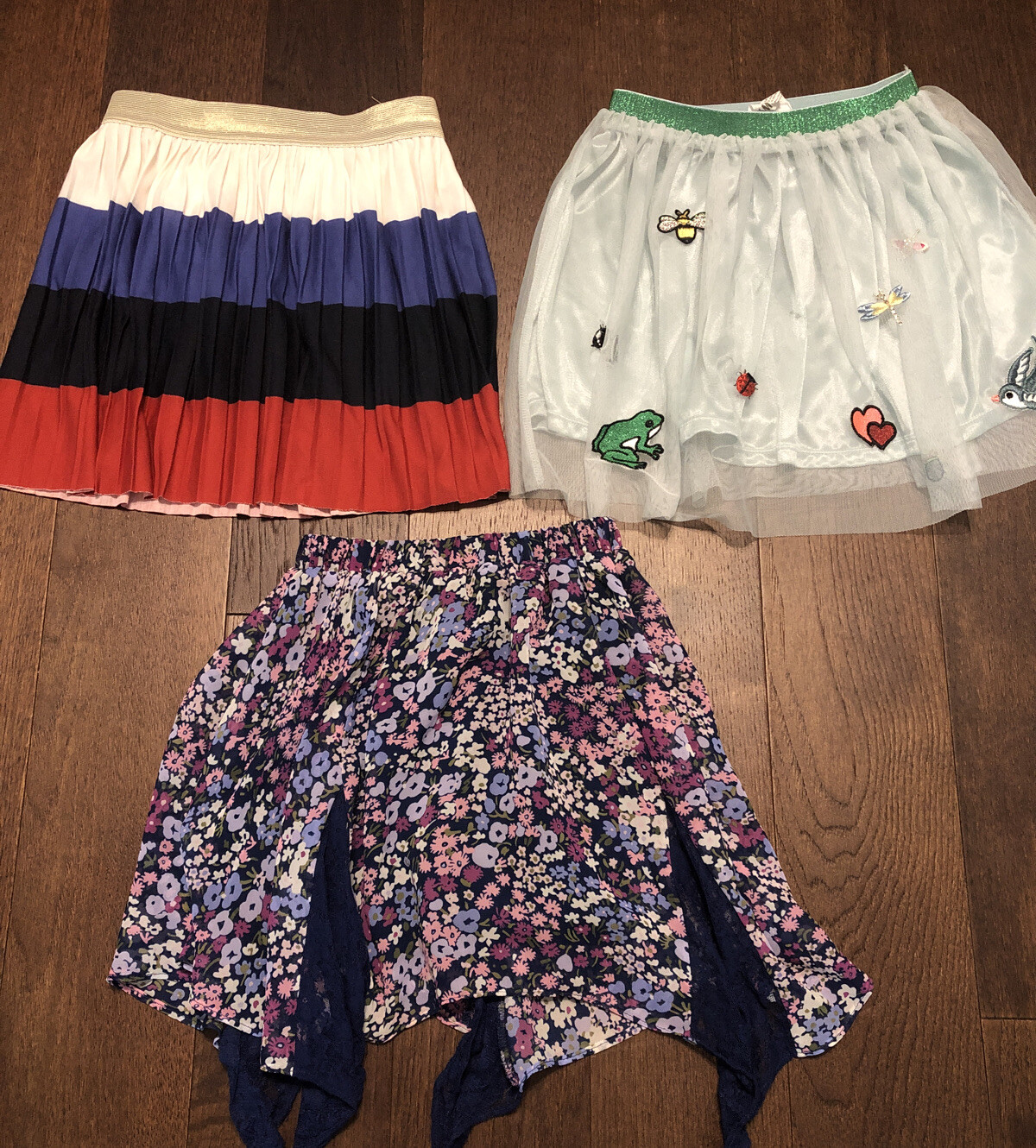 H&M And Children Place Girls Size 4-6 Skirt ~ Lot of 3