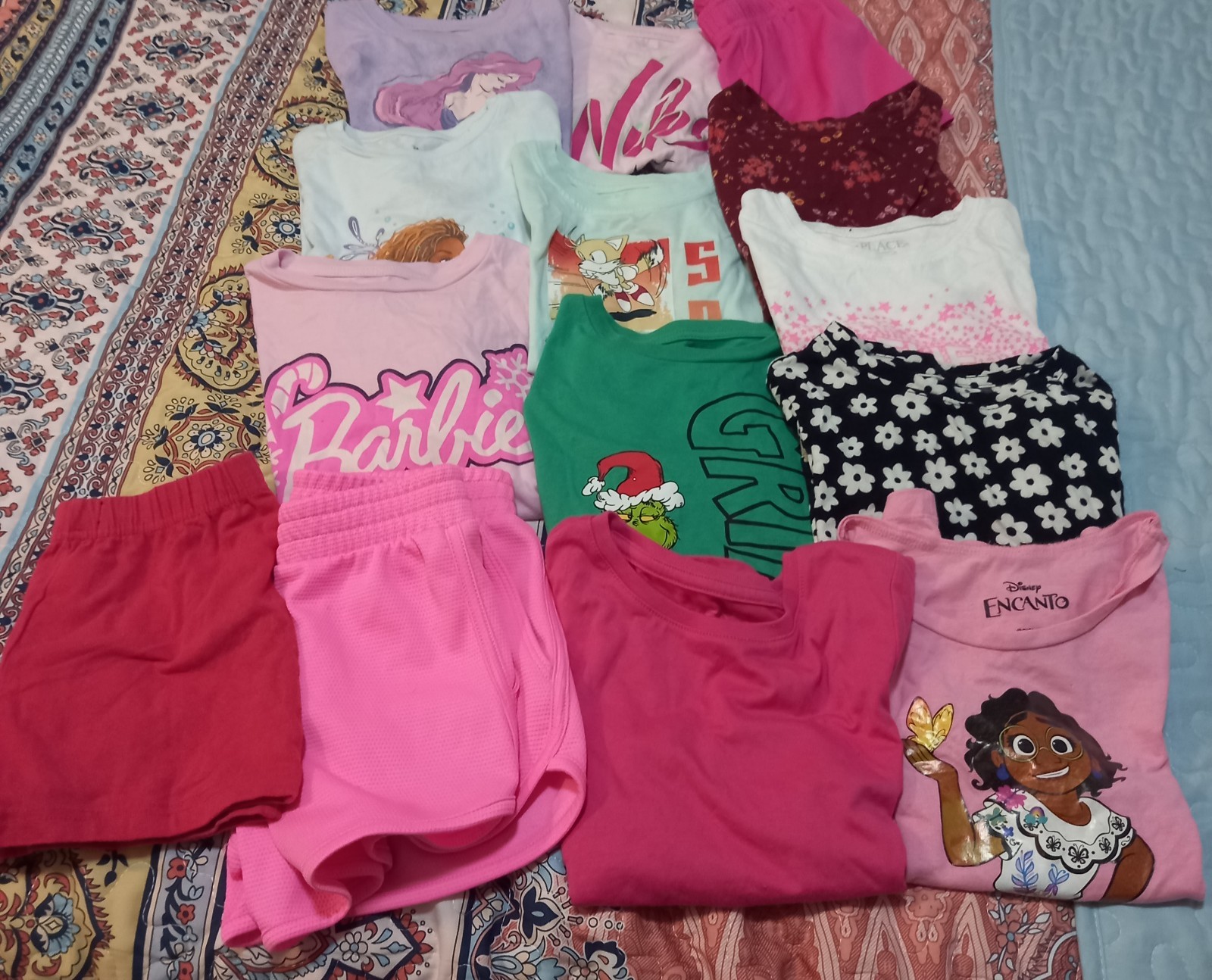 Lot Of 27 Girls Clothes Different Size, Mix Brands. Size 4/5,5/6, 6/6x, 6/7 ,7/8