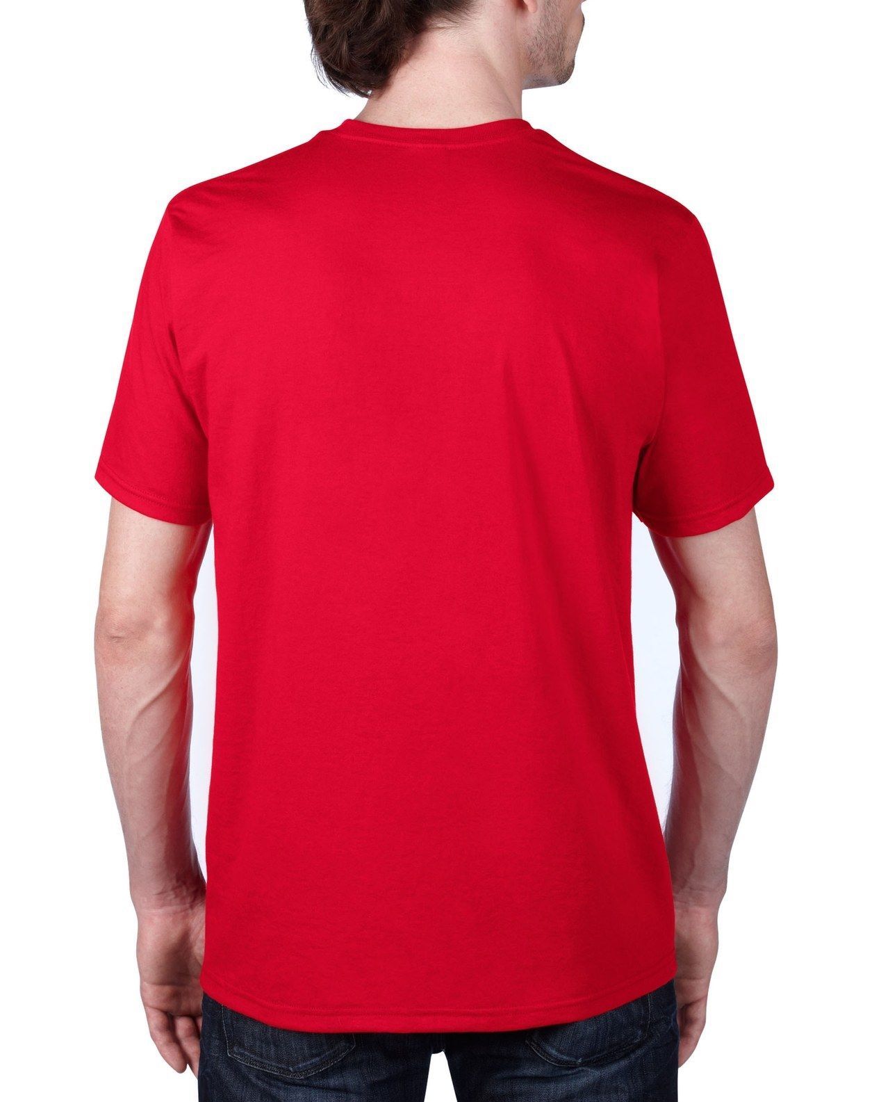 5 For $20 Plain T-Shirt Shirt Solid Tee Men&rsquo;s Short Sleeve Red Charcoal Blue
