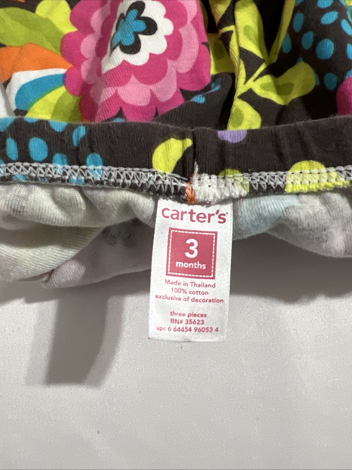 Infant Clothing Lot Girl 0-3 M & 3 M – 6 Pieces