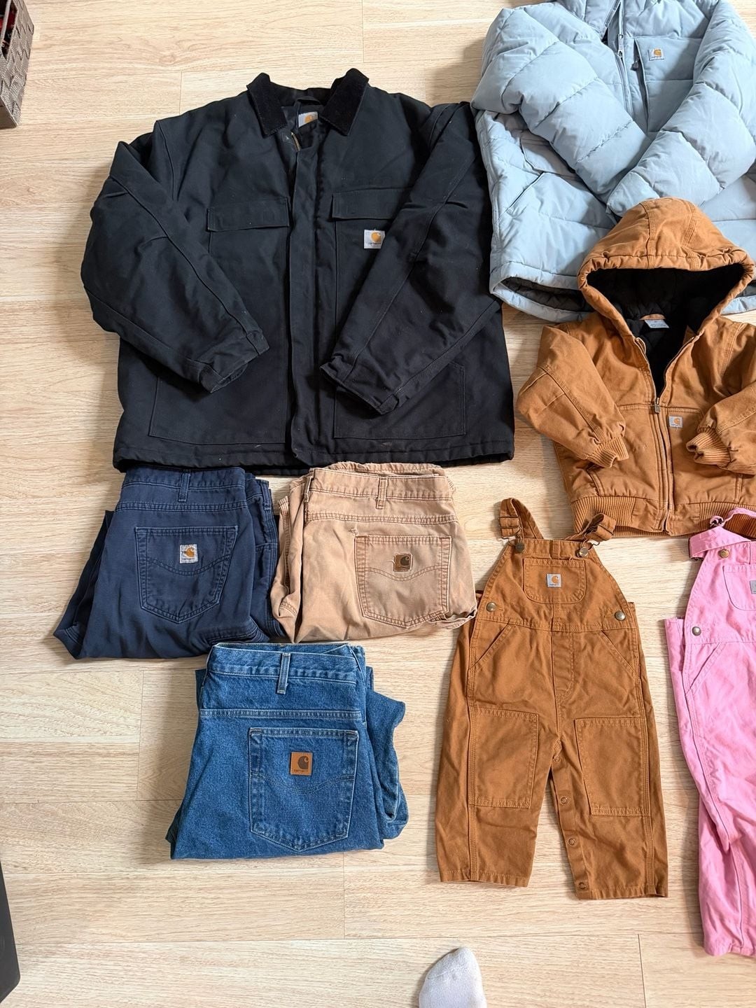 Carhartt Clothing Bundle (Assorted Sizes) kids and men’s
