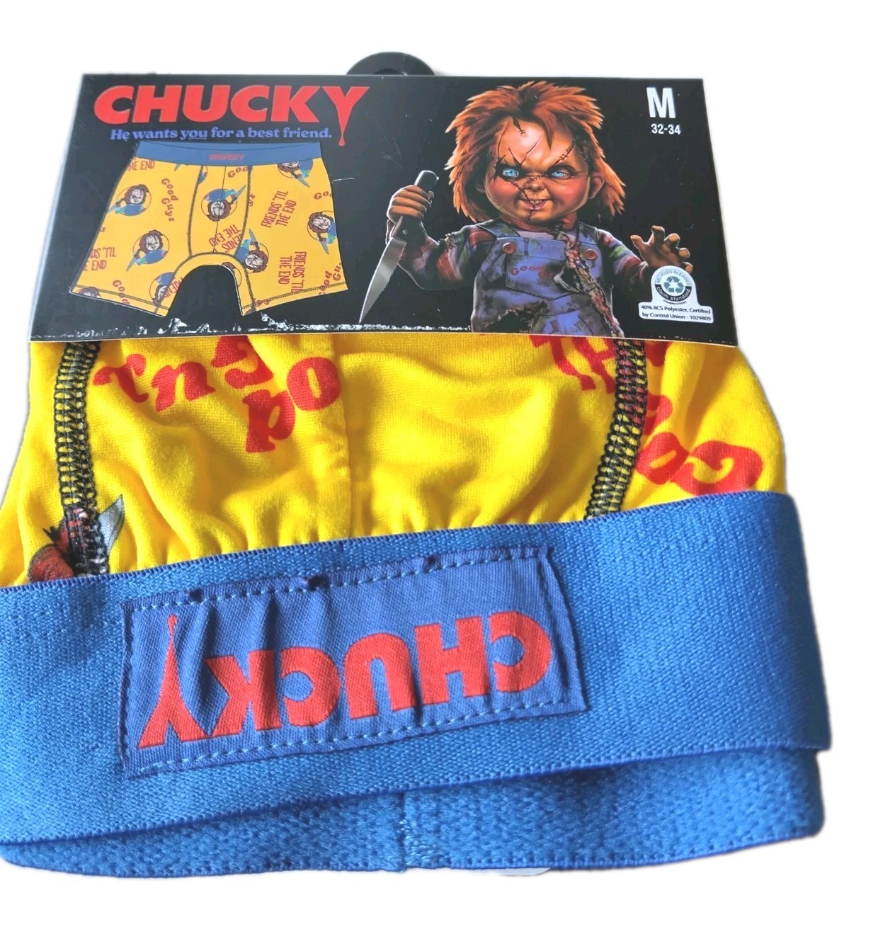 Men&rsquo;s Shorts Underwear M/XL (Chucky, Ghostface, Rick & Morty, Dragonball Z)