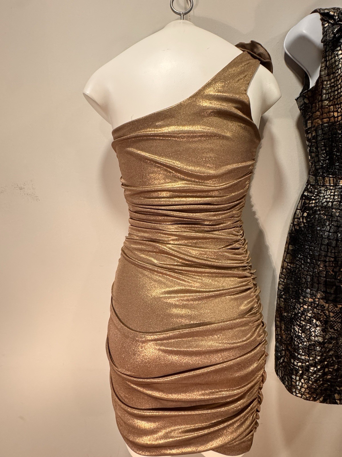 Le Belle, Muse, Nicole Miller Collection Women’s Dress Lot 4 Black/Gold 4/6/S
