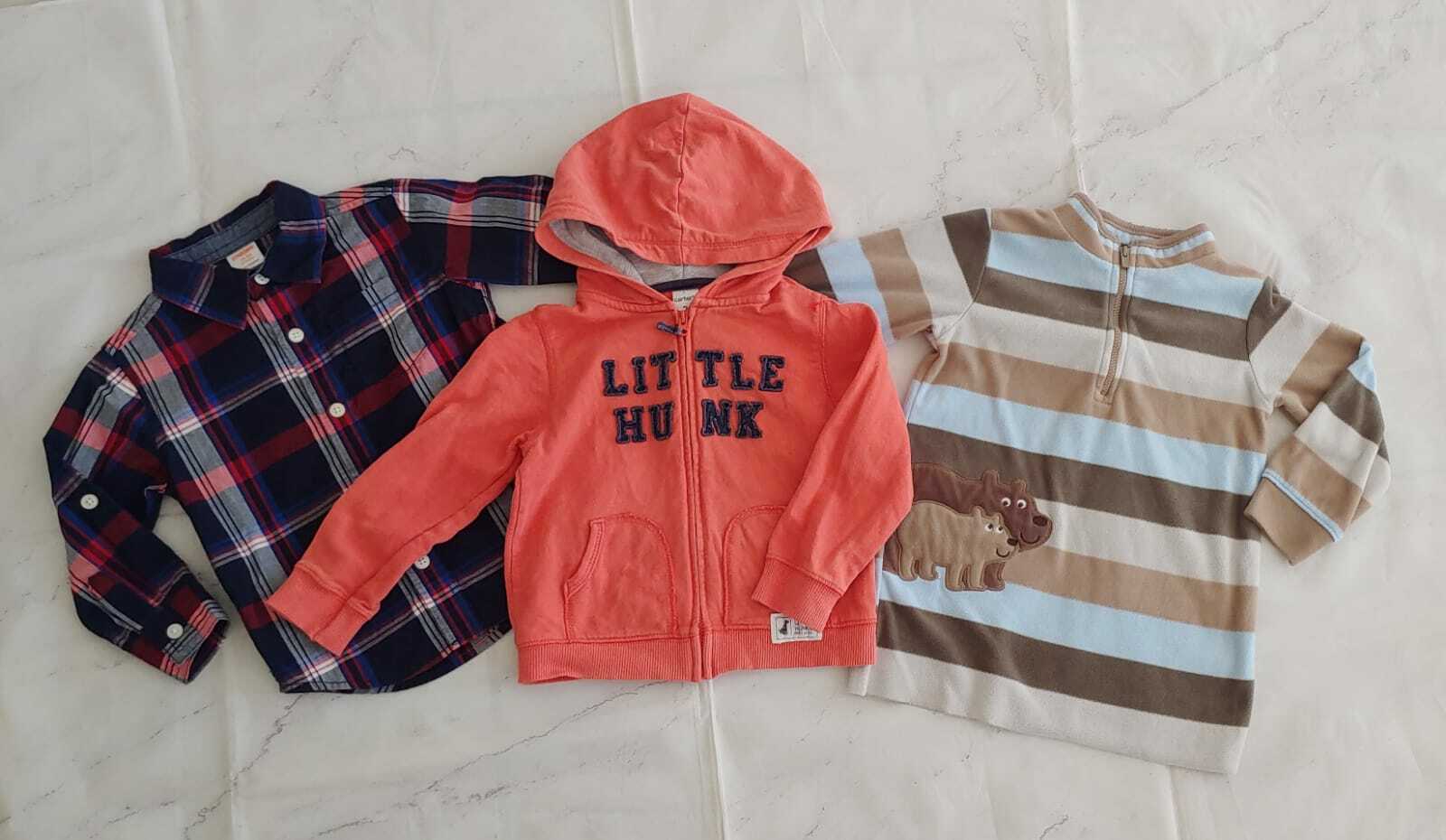 Bundle Baby Boy 24 Months 3 Pieces Long Sleeve Tops Sweaters: Gymboree, Carter&rsquo;s