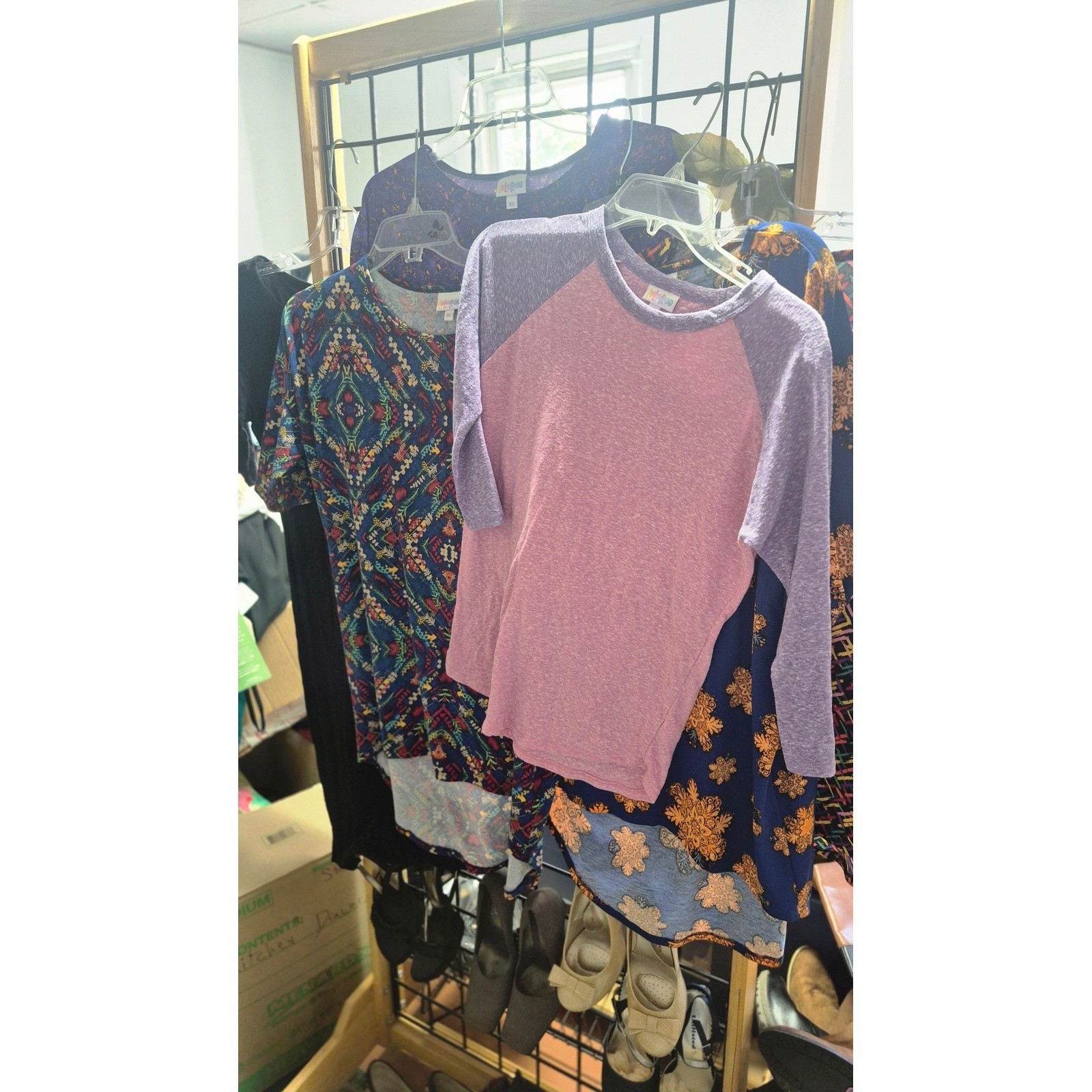 Boho Western Tunic Tops Dress Bundle XS Festival Cowgirl Print Lot Bundle of 6