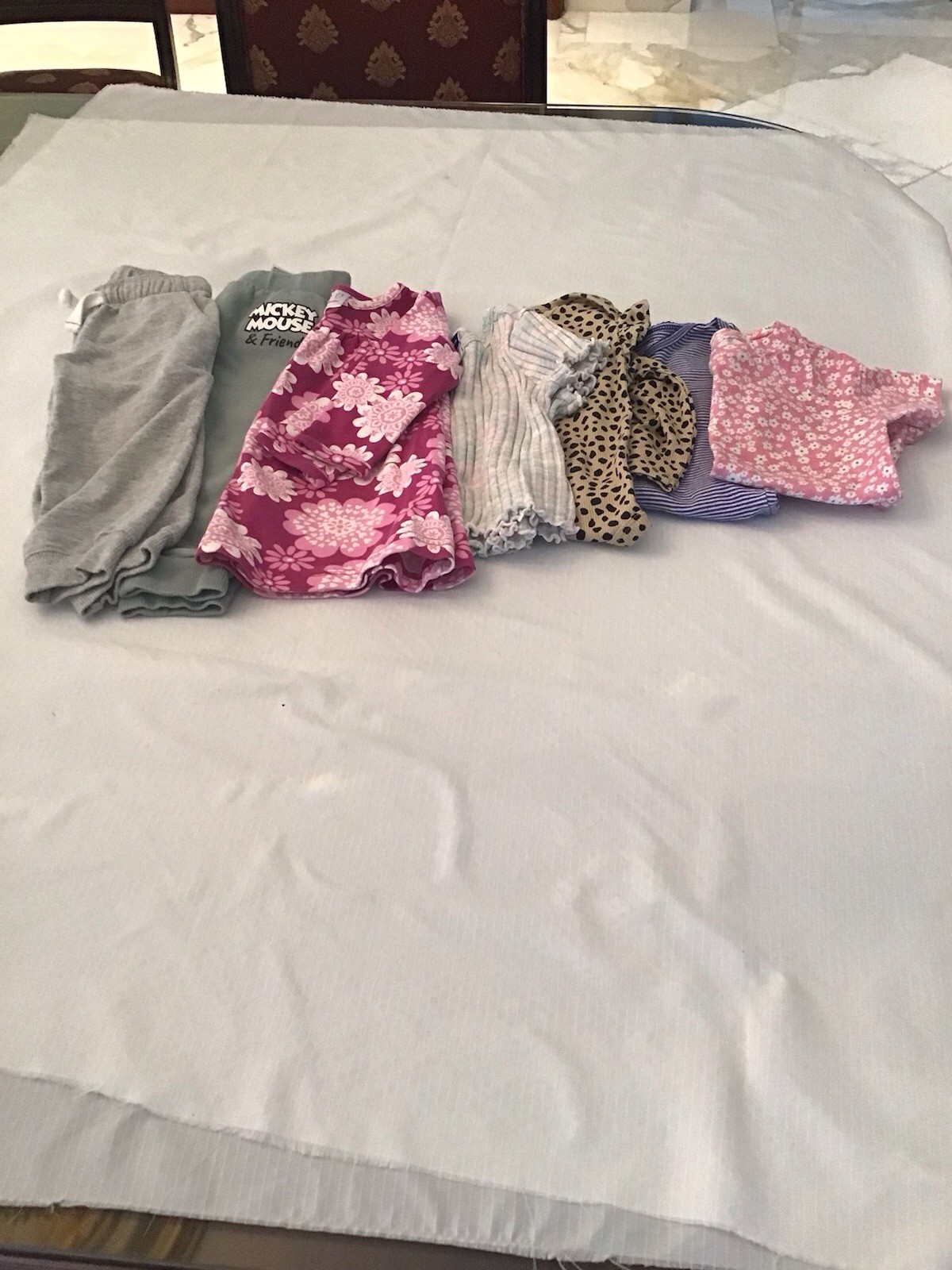 Toddler Girl Clothes Lot of 7 Random Assortment Size 12-24 Months