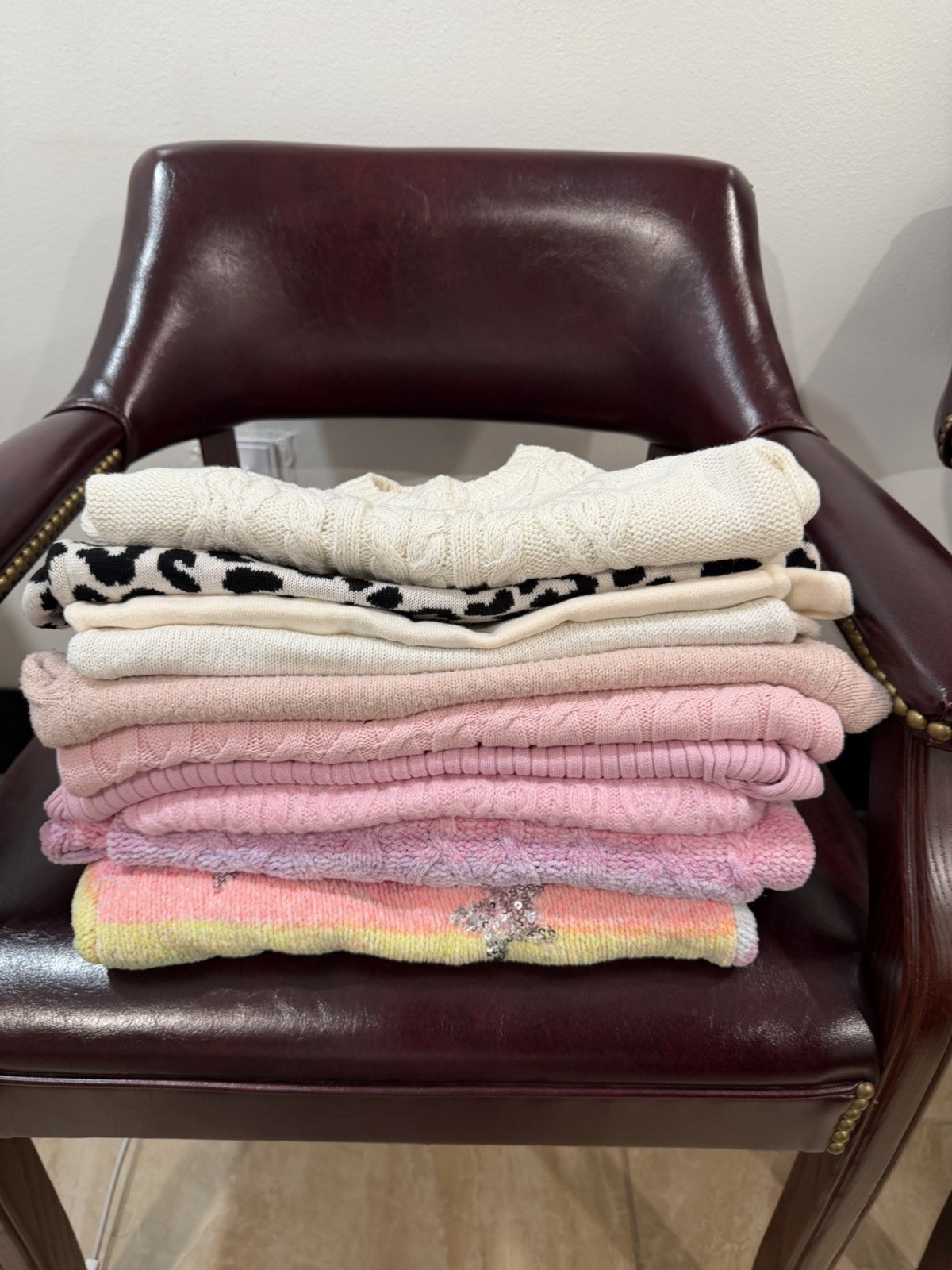 Large Lot Of Girl&rsquo;s Size 5/6 & 7/8 Clothing: Knits, Shorts Tshirts