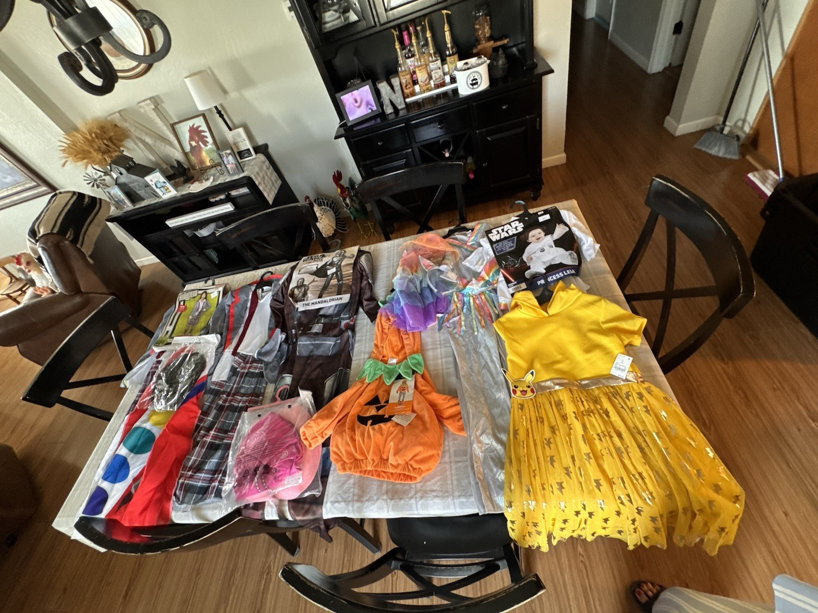 Lot of 9 Various Children’s Ages Costumes
