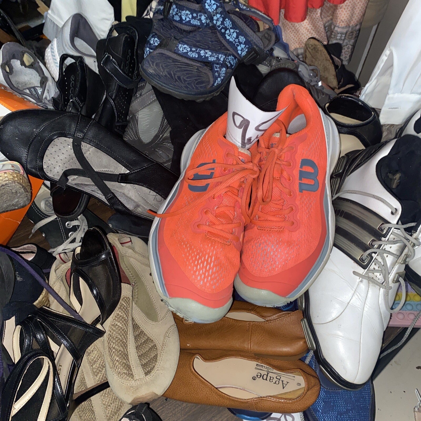 Shoes Wholesale RESELLER 10 Pairs Used Mens, Womens & Kids Pre-Owned Shoe Lot
