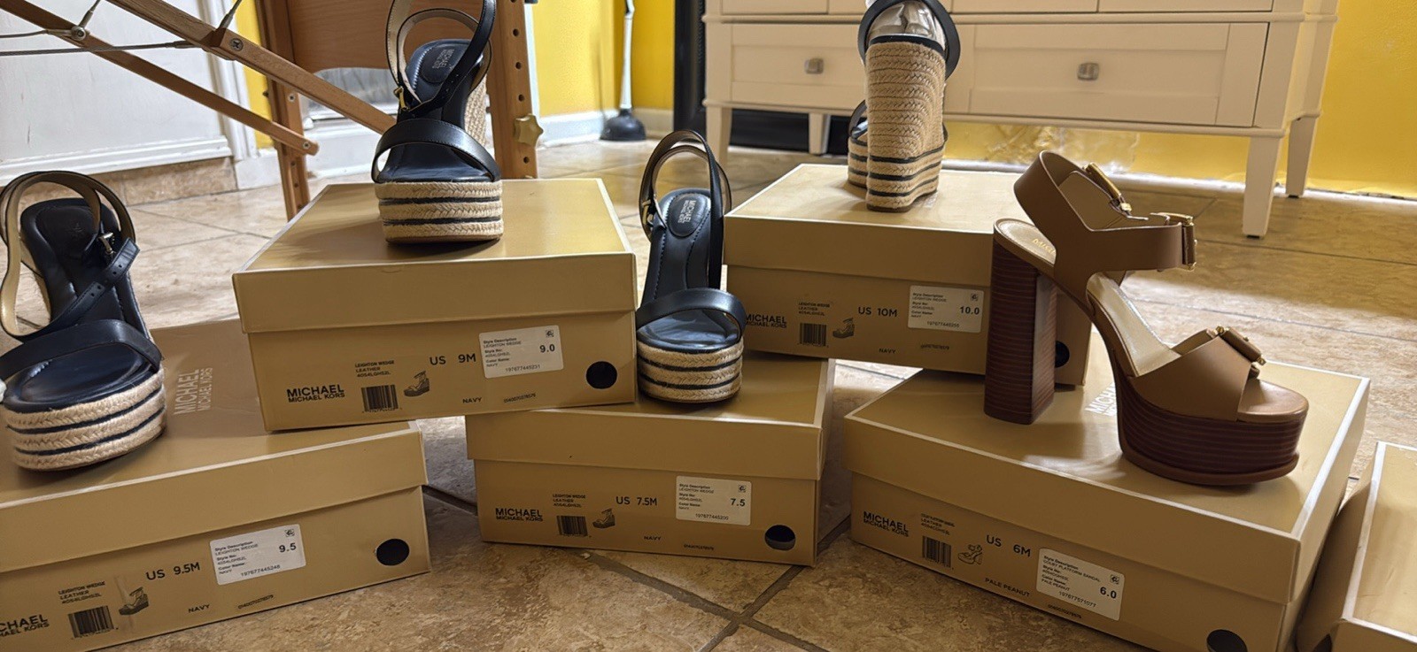 Mk Bundle Of 13 Shoes Women&rsquo;s All Sizes Different Colors New with Tags