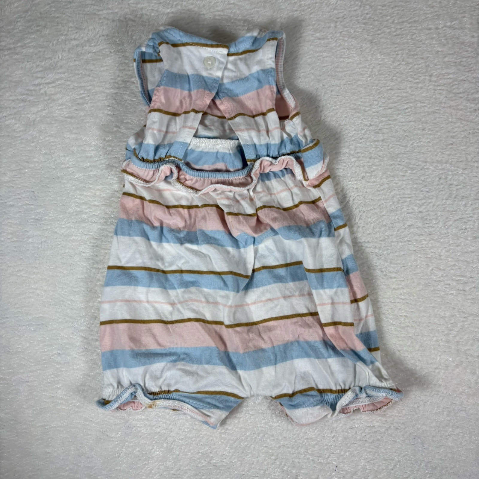 Lot Of 3, 6, 9 Month Old Baby Girl Clothes 10pc