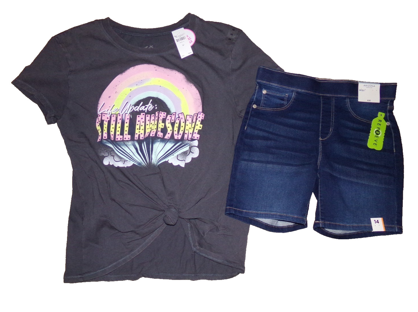 NWT LOT GIRLS SUMMER SZ 14 16 JUSTICE VIGOSS OLD NAVY