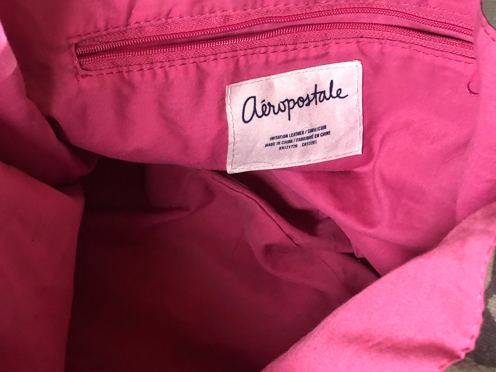 Camouflage Tote Bag Aeropostale