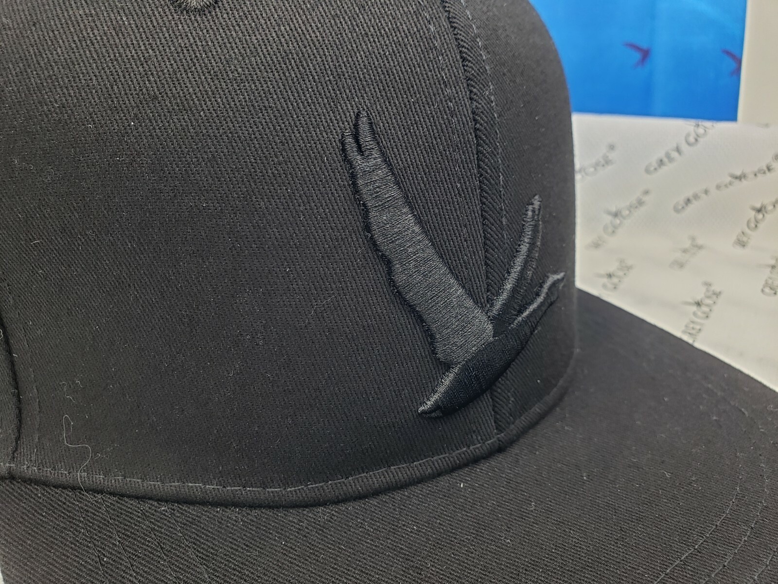 RARE Worlds Best Tasting Vodka GREY GOOSE COLLECTION branded BLACK Hat/ Cap