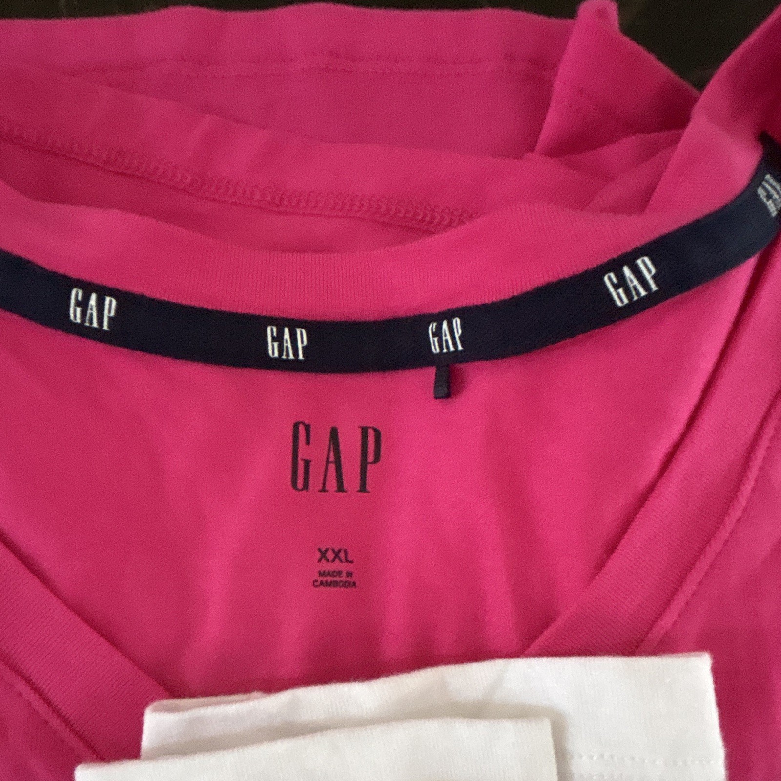 GAP Women’s XXL Top & Cardigan Lot (4 pc) Black White Pink Solid Cotton Modal