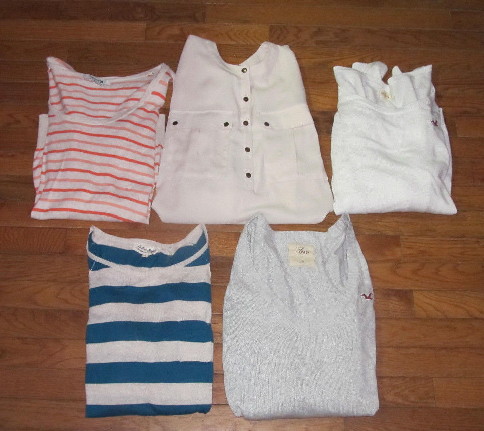 Womens Tops Blouses Shirts Size M Medium L Forever 21 Hollister Active Basic