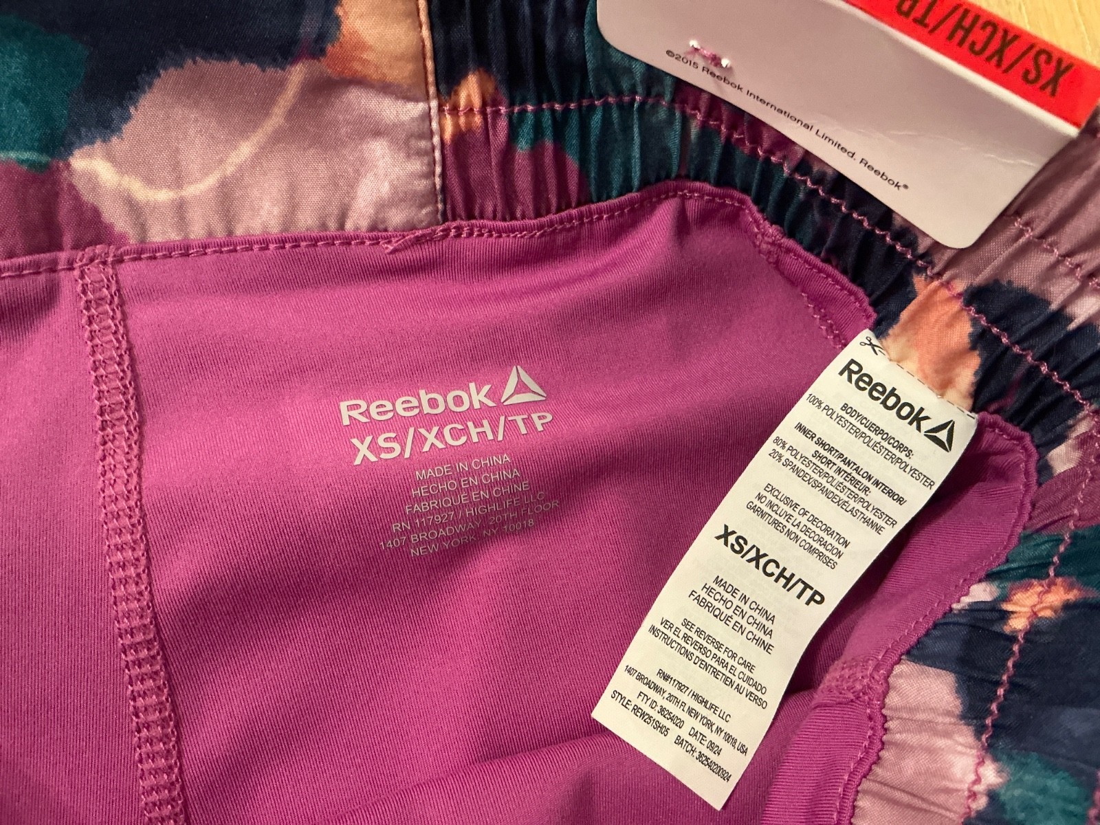 Reebok, Nine West Ladies Activewear Clothing Lot of 2 Size XS
