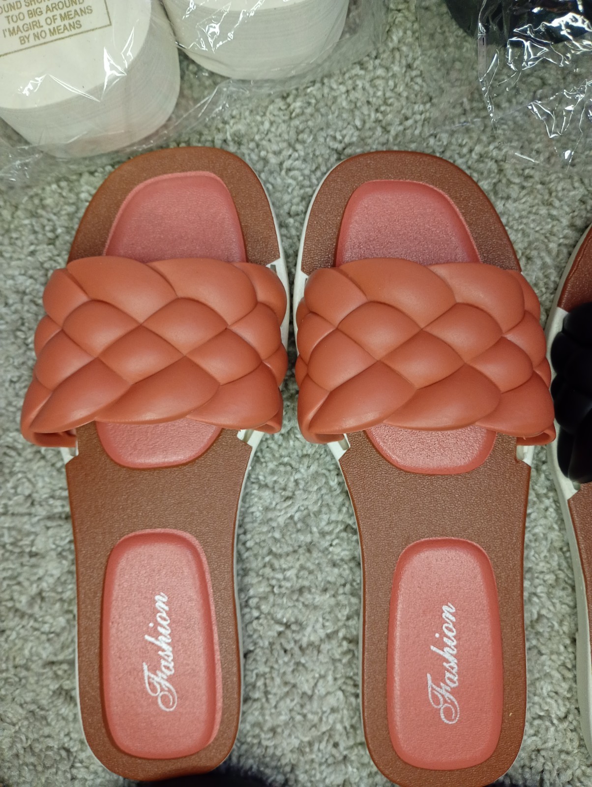 Household ANIH Fashion Mixed Lot Leather Slides Sandals Slippers 38-42