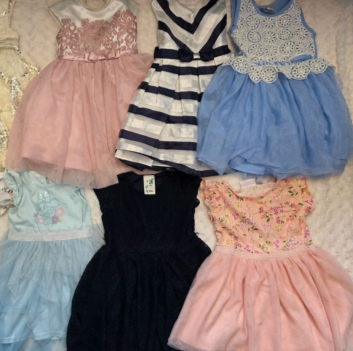Girls Size 4t Summer Dresses Lot Disney Jona Michelle Children&rsquo;s Place & Others