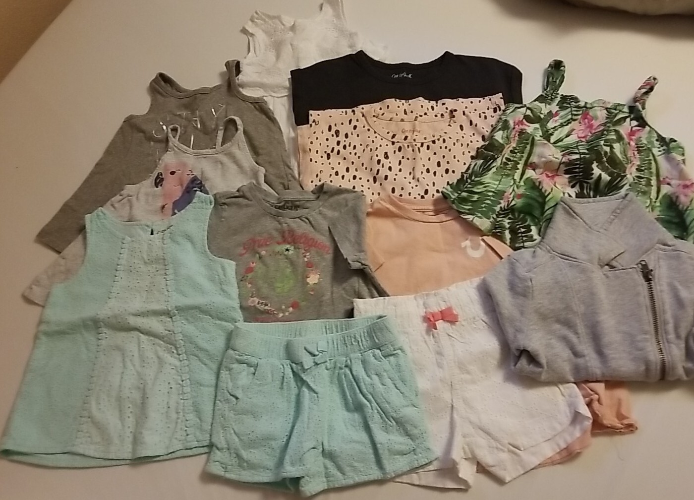 Lot Of 12 Girls Clothing Size 3t – 4T OLD NAVY, True Religion, Cat N Jack…