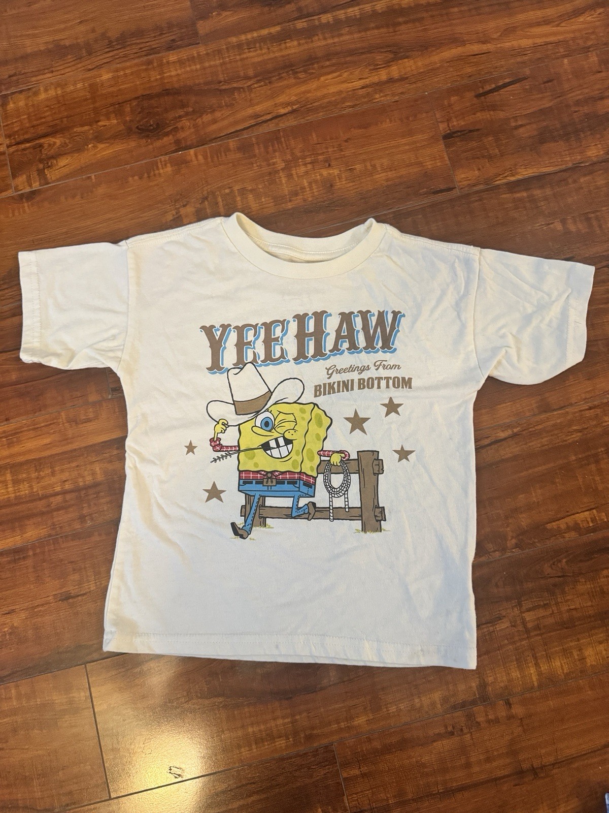 Eddie Bauer Free Planet Palm Print Striped Graphic SpongeBob Shirts Size S Lot
