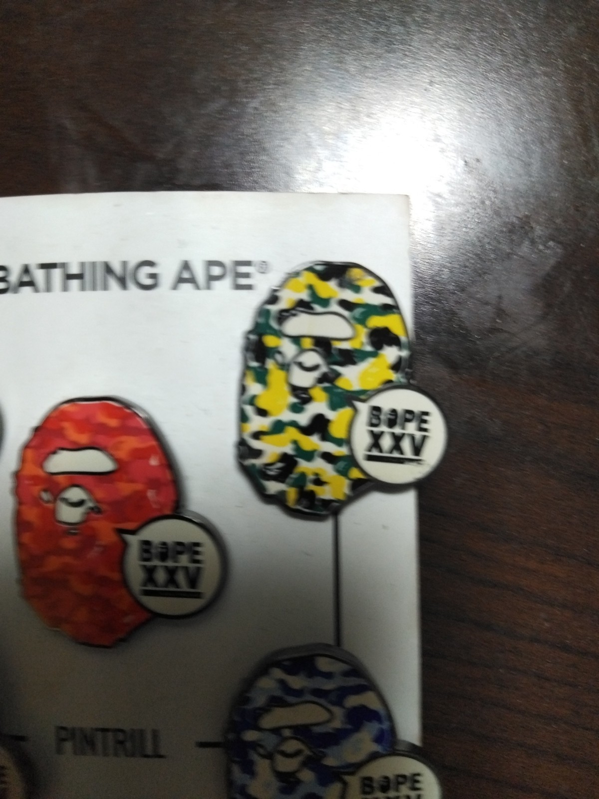 *A Bathing Ape® Pintrill (Set Of Five)