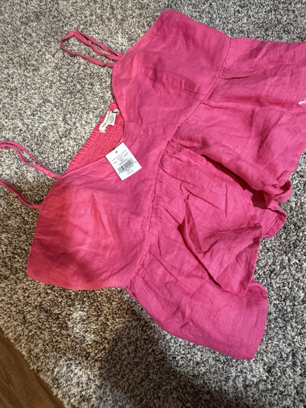 American Eagle Outfitters Pink Top L & SHEIN Beige Halter EU L Women’s Lot