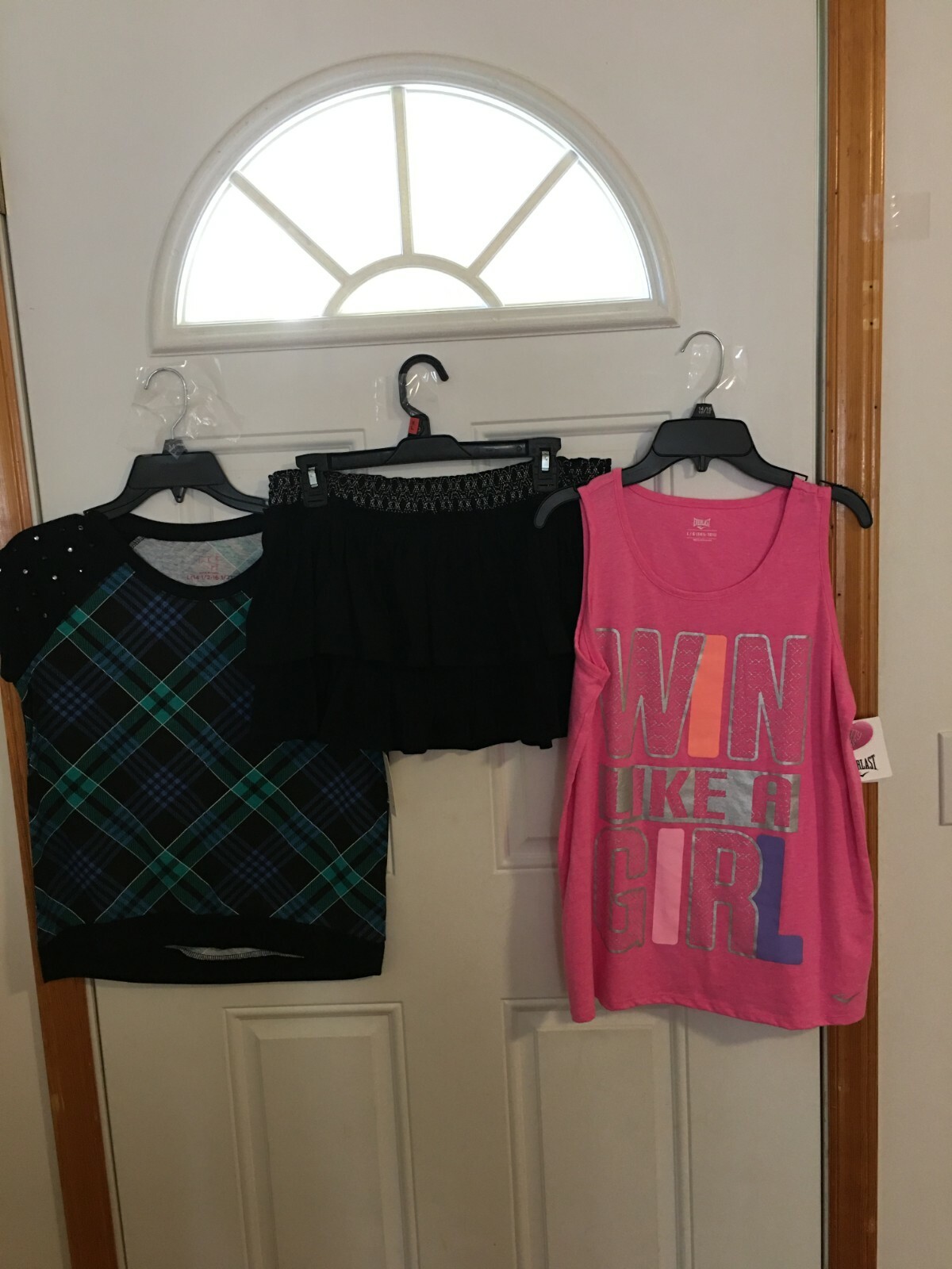 BRAND NEW LOT OF 3 GIRL&rsquo;S PLUS SIZE 14 1/2- 16 1/2 CLOTHING