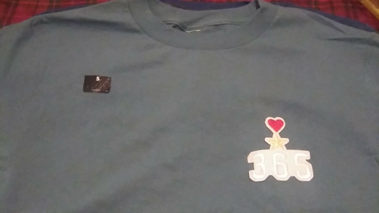 New Designer embroidery logo. heart star 365 Brand new.4t-4xl