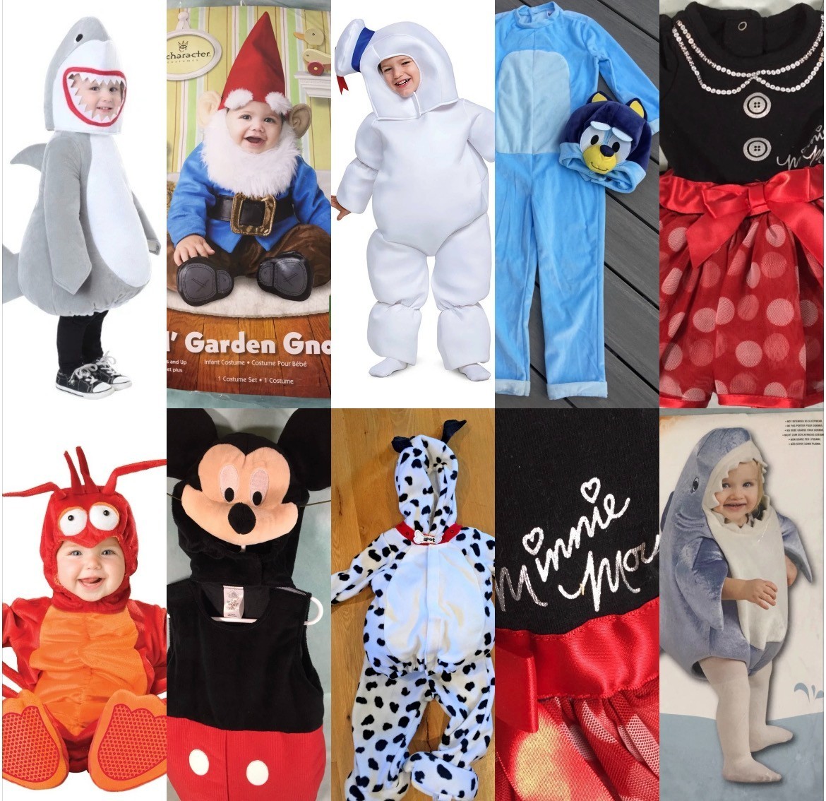 RESALE WHOLESALE Lot Halloween Costumes MICKEY MOUSE Disney MINNIE Dog SHARK