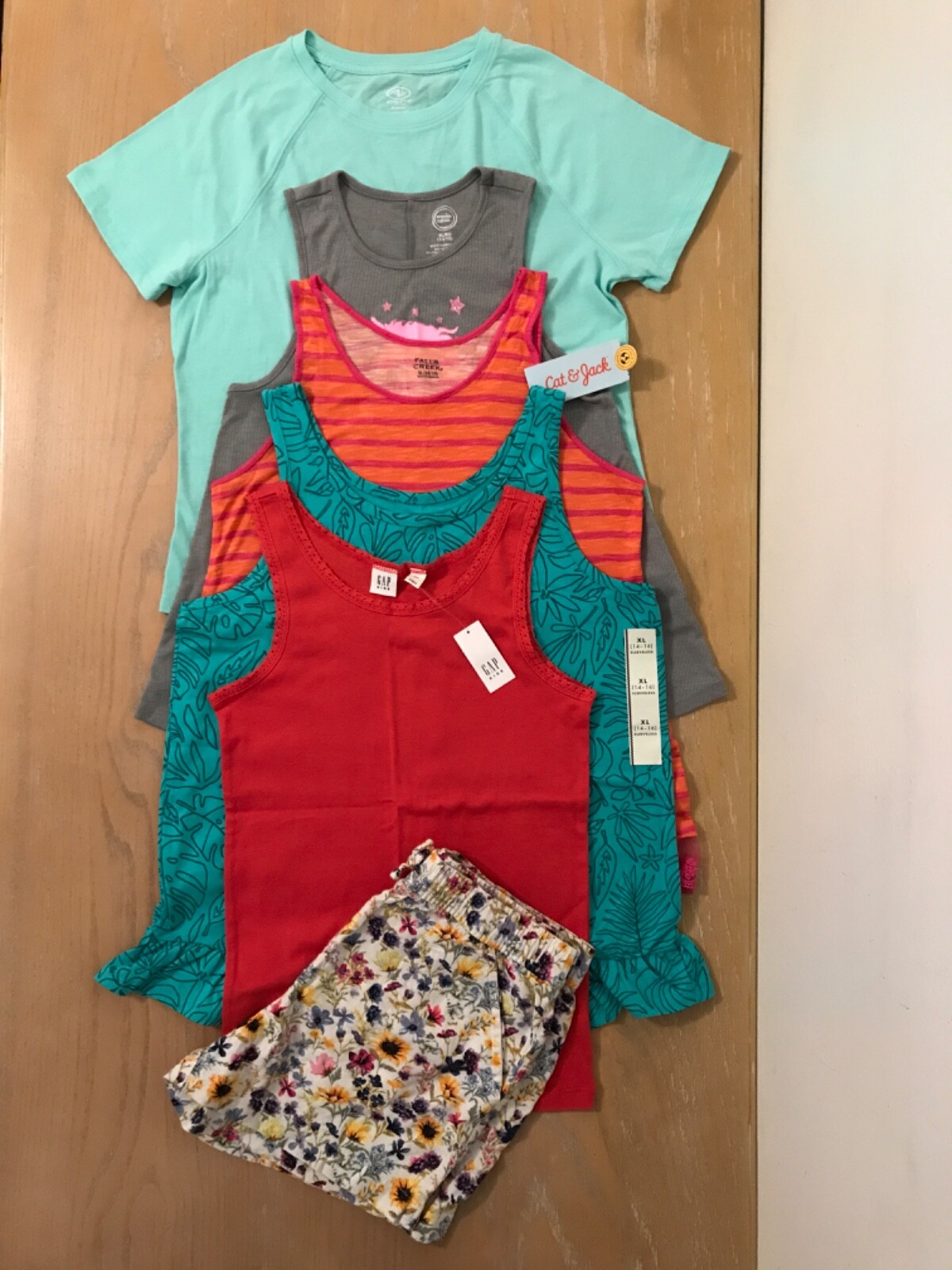 Cat & Jack, Old Navy, Others, Girls Summer Clothing Lot of 6 (2 New) Size 14-16