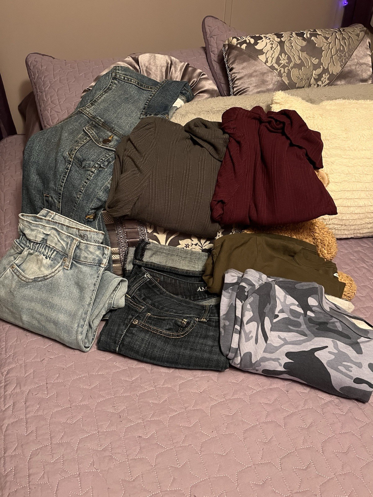 Lot Of Women’s Clothing Jeans Jeans Jacket Turtlenecks Long Sleeve Shirts