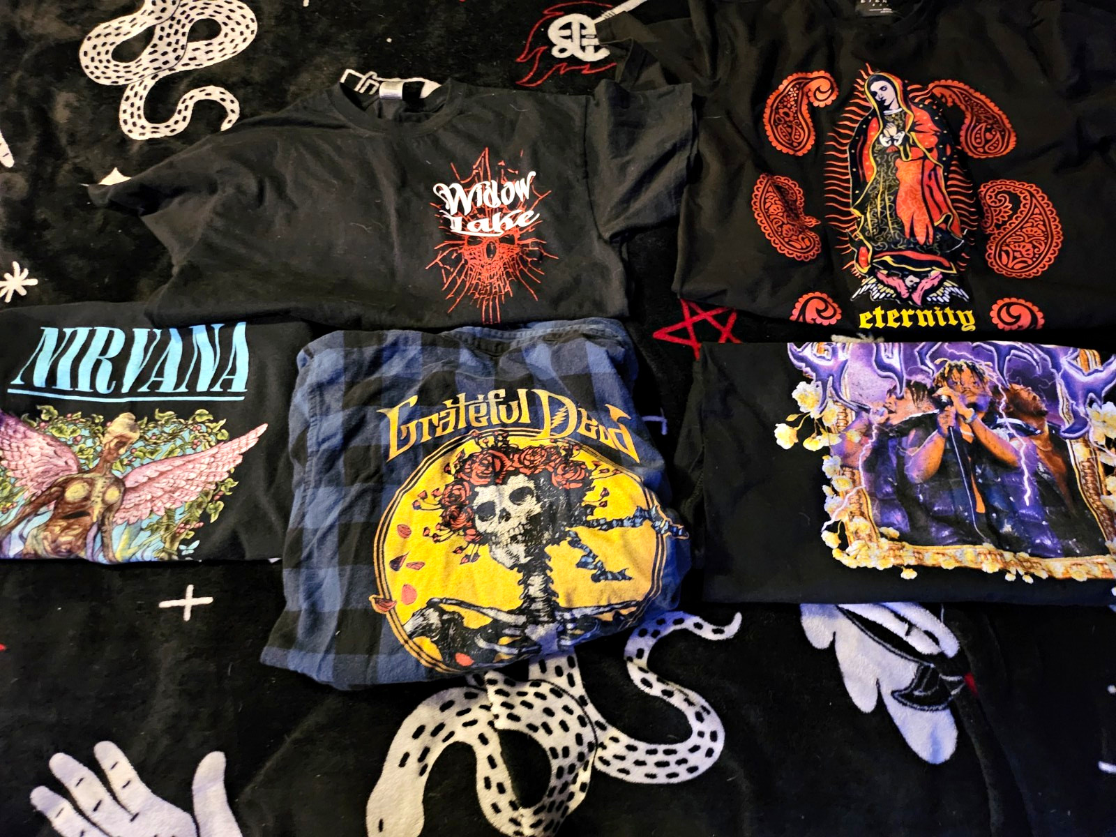 Band/goth T Shirt Lot Size M Unisex