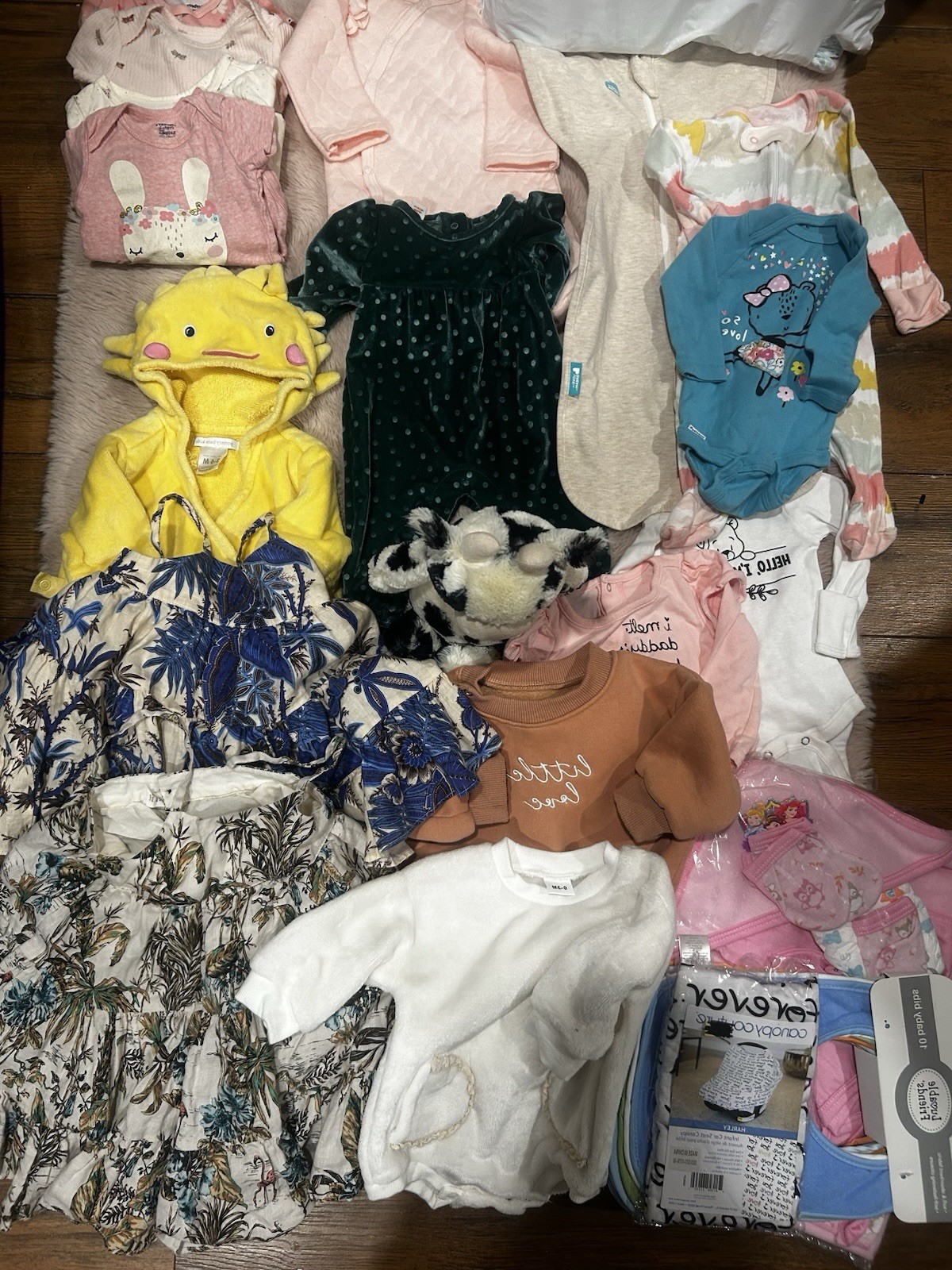 Baby Girls Clothing Lot Size 0- 6 Months Lot Mixed Brands