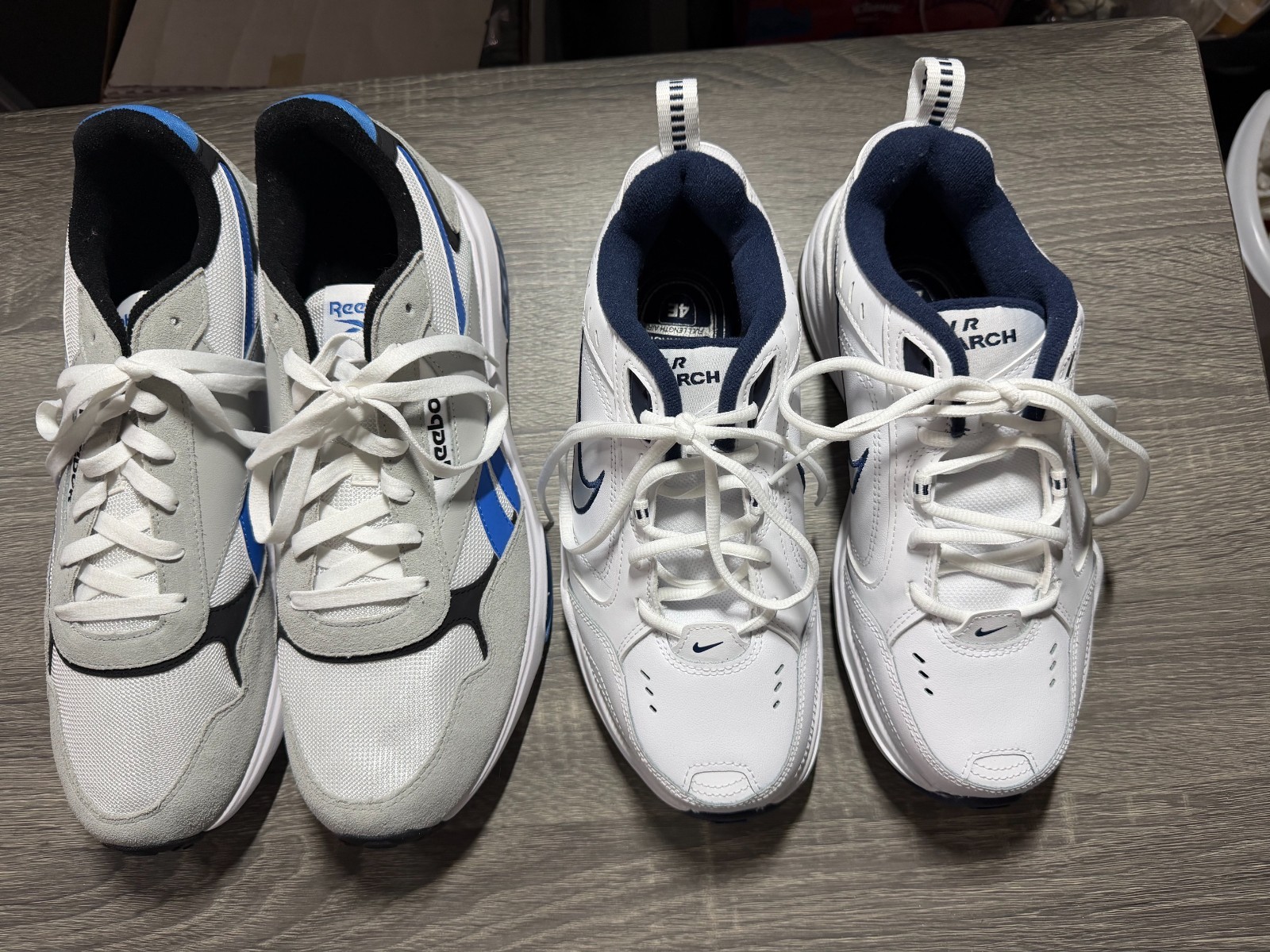 2 Pairs of Sports Shoes | 1 Men&rsquo;s Size 12 Reebok | 1 Women&rsquo;s Size 7 Nike | New