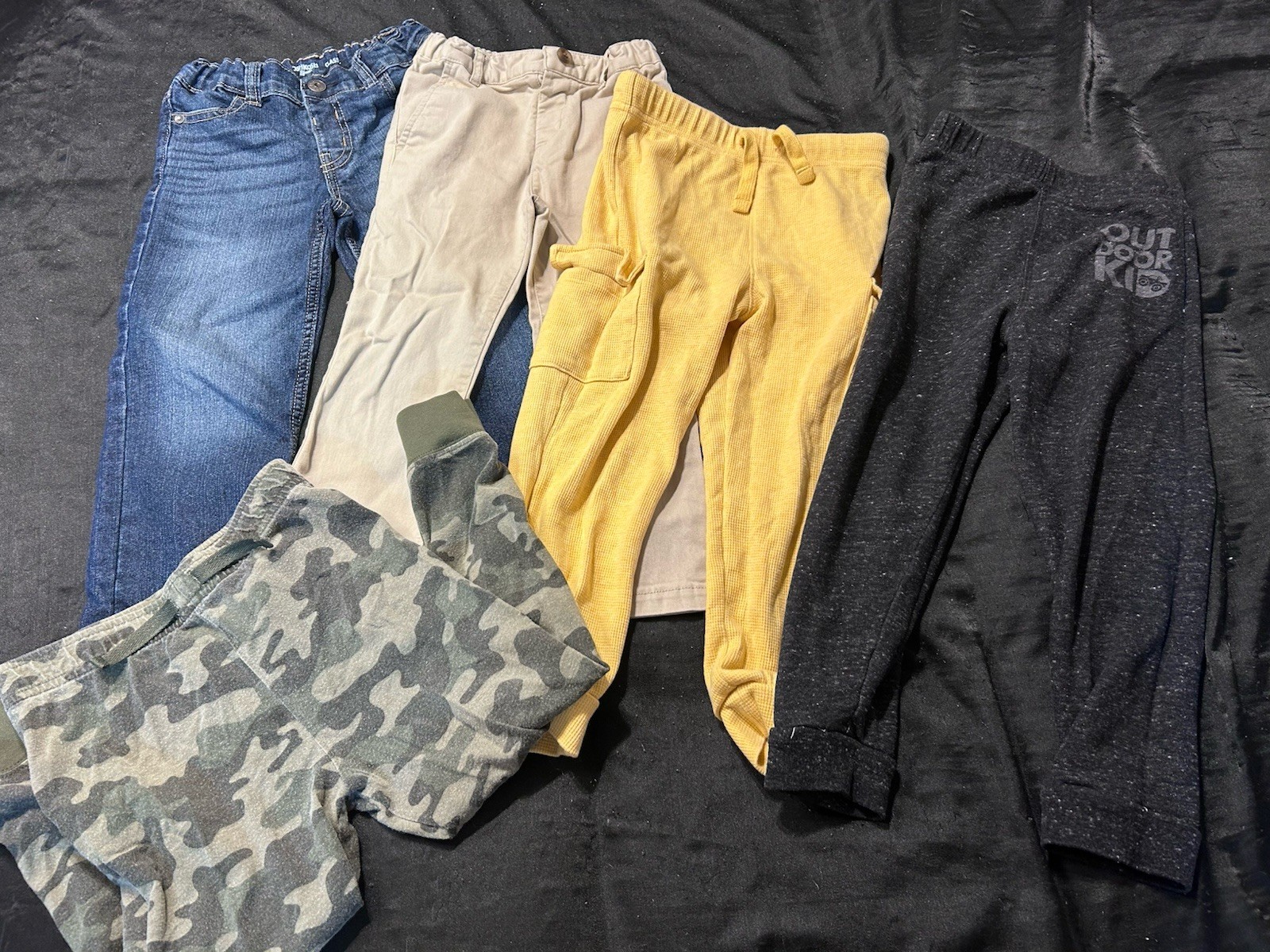 Mix Boys/Unisex Baby Pants & Shorts Lot Size 4t 5t Denim Jeans Joggers Camo