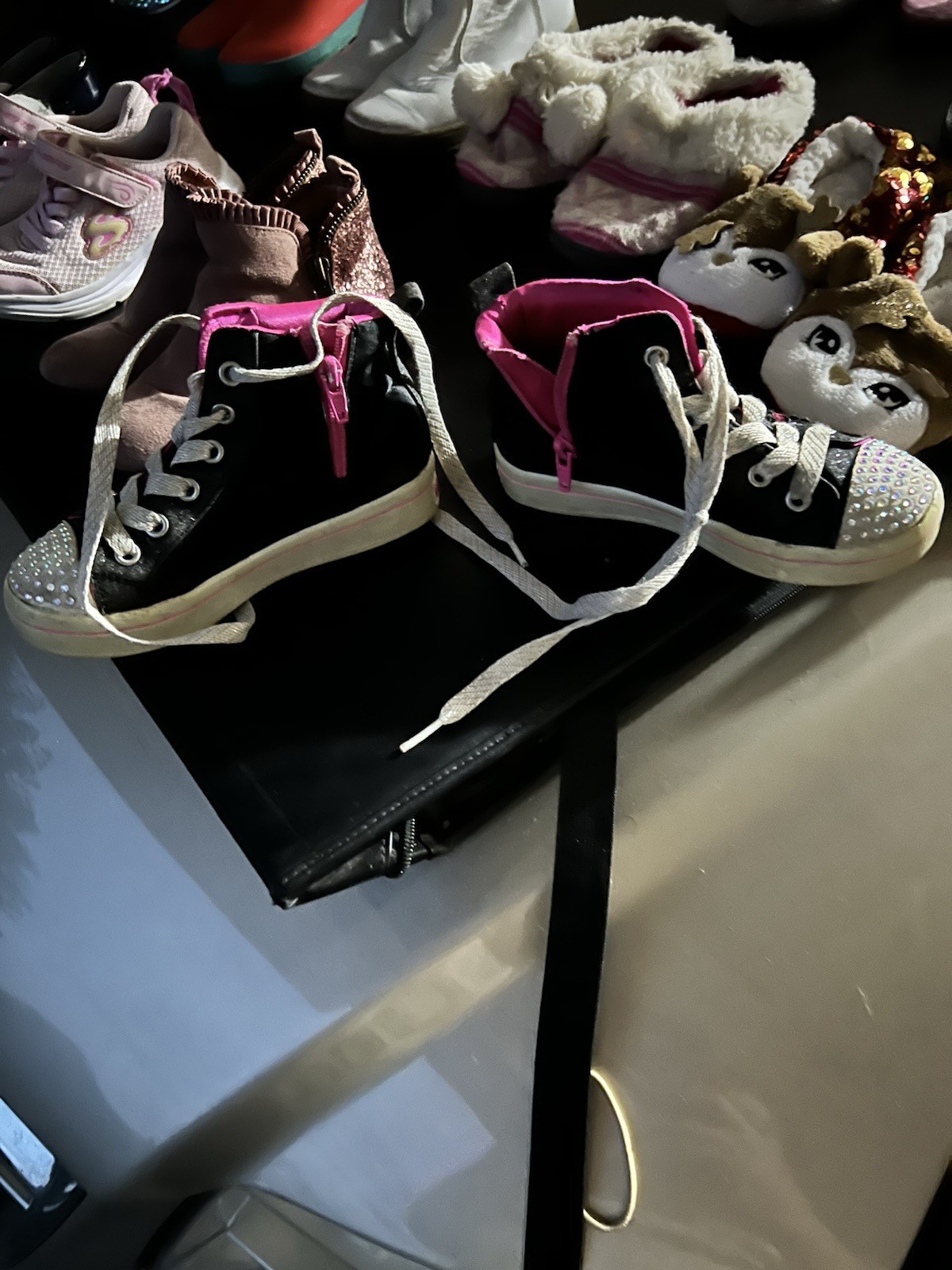 SKECHERS & OshKosh B&rsquo;gosh Baby Girl Shoe Lot Boots Sneakers Sandals 11.5