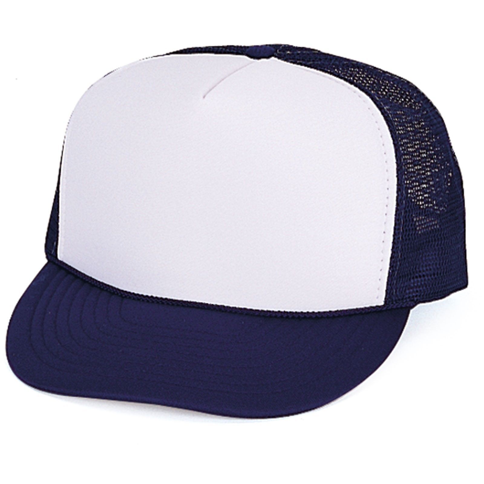 5 Pack Trucker Baseball Hats Caps Foam Mesh Blank Adult Youth Kids Wholesale