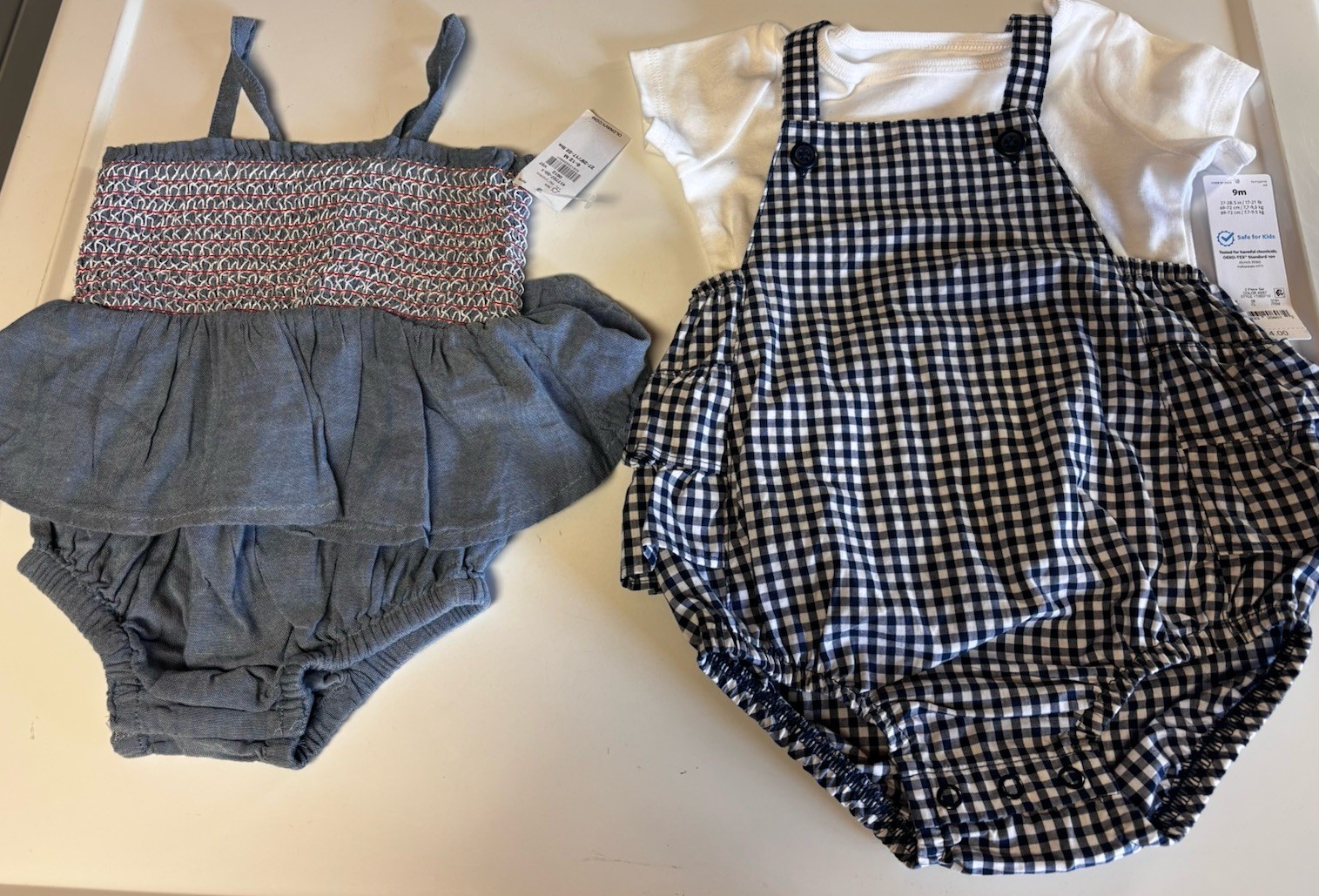 New Lot Of Baby Girl 6-9-12 Months Outfits Kate Quinn Old Navy Carters Bubble