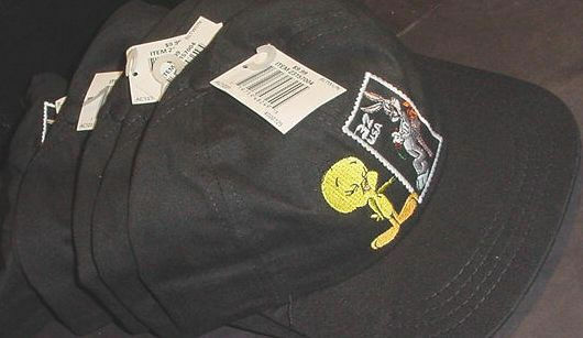 TWEETY BUGS BUNNY US STAMP U.S. MAIL HAT VINTAGE 1997 Made in USA Post Office