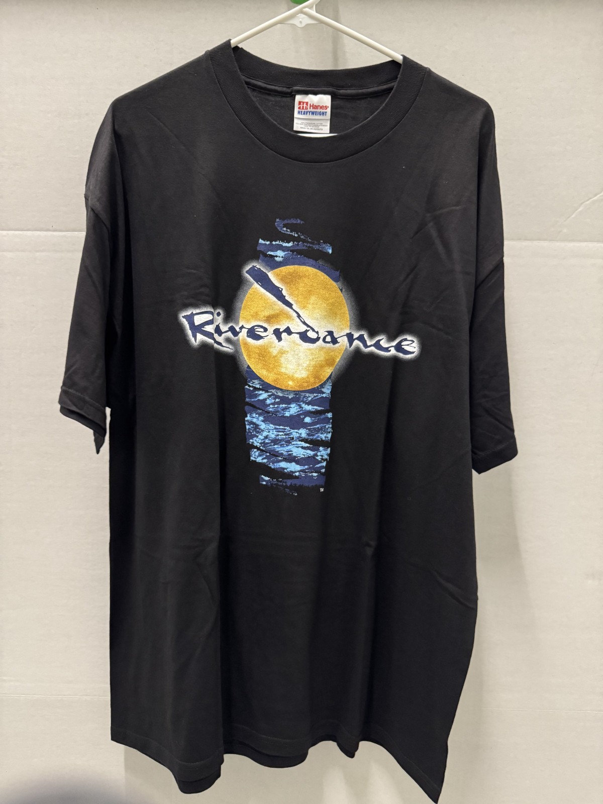 Riverdance, Black T-Shirt, S/S, XL, Hanes