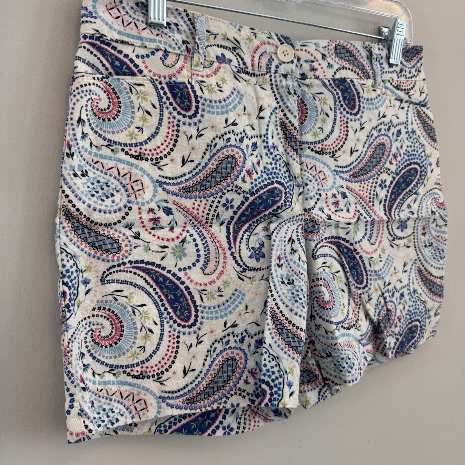 Talbots Women’s Size 8P Pants Shorts Lot 5pc Pink Beige Floral Career