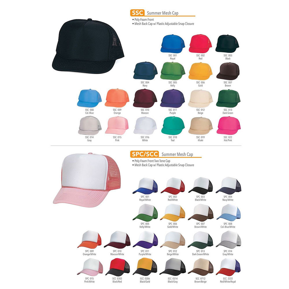 100 Lot Trucker Baseball Hats Caps Foam Mesh Blank Adult Youth Kids Wholesale
