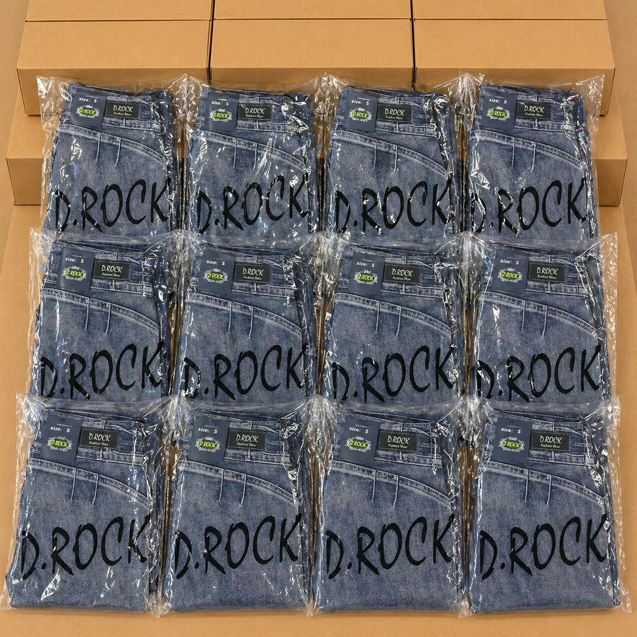Closeout Lot of 12 Pairs Women Dark Gray Denim Skinny Jeans Pants Wholesale Bulk